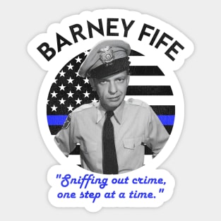 Thin Barney Line Sticker